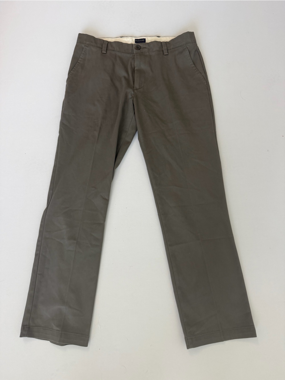 Dockers Men’s Straight Fit Dress Pants Gray W32 L30 Business Casual